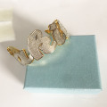 Shangjie OEM Letter name custom bracelet bangles and bracelets gold plated bangles copper bracelet